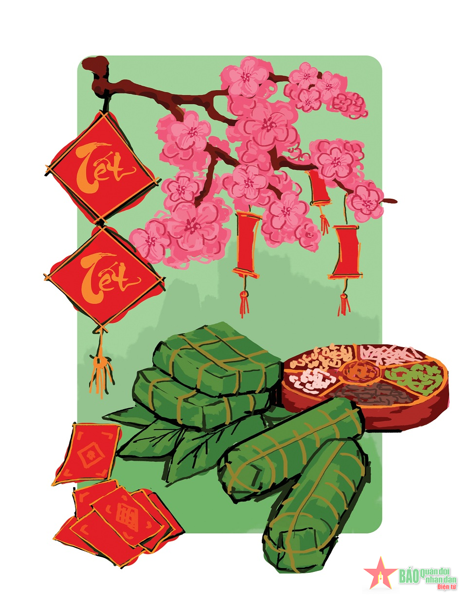 Chào xuân trên biển